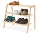 Whitmor Wood Shoe Shelves Brown 6026-8804